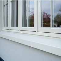 Ventana Abatible de PVC de Alta Eficiencia Energética, Doble Acristalamiento, Sellado Contra la Intemperie, Modelo EcoSave, Ventanas de Vinilo