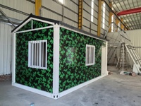 Bâtiment préfabriqué sur mesure de 20 pieds en kit, conteneur de bureau préfabriqué, hôtel, appartement portable, maison habitable
