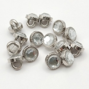 Wholesale Top Quality 10mmFancy Embellishments Diamond <strong>Button</strong> Round Crystal <strong>Glass</strong> Rhinestone <strong>Shank</strong> <strong>Buttons</strong> - Product Image 5