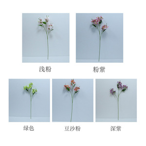 Flor de Jazmín Artificial, Rama Individual, Plástico Suave, Decoración para el Hogar y Bodas - Product Image 3