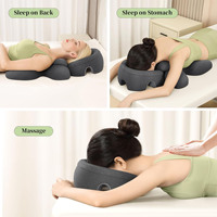 Oreillers de sommeil ergonomiques respirants en mousse à mémoire de forme pour le massage et le soutien du dos