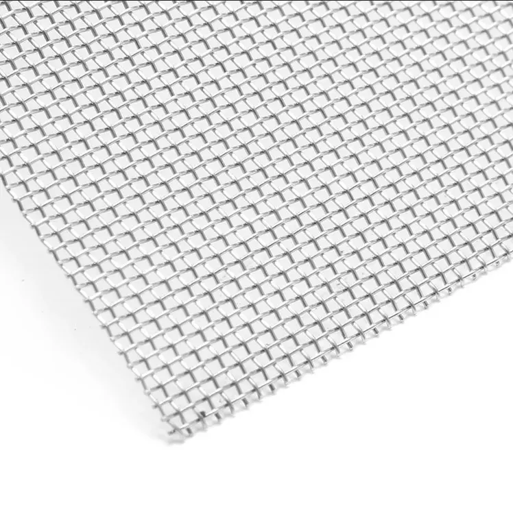 Yachao factory water filter fabric 500 micron stainless steel SS316L 60 80 100 mesh wire mesh screen cloth meter wire net price