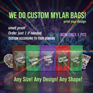 Sacs en Mylar découpés sur mesure en forme de CD avec logo personnalisé, en aluminium holographique, étanches, pour emballage de bonbons gélifiés, prix d'usine - Product Image 6