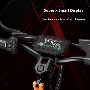 Vente en gros transfrontalière Scooter électrique tout-terrain 6000W à double entraînement longue portée Batterie au lithium pour adultes 80 km/h Vitesse maximale 120kg <span class=keywords><strong>Max</strong></span> - Product Image 2