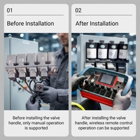 Control Remoto Hidráulico Inalámbrico BODI de 6 Palancas, 12-24V, IP67, para Grúas Aéreas de Construcción