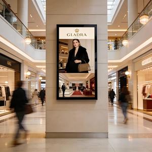 Máquina de <span class=keywords><strong>Publicidad</strong></span> Comercial de Alto Brillo, Reproductor de Video 4K de 85/98 Pulgadas, Señalización Digital para Escaparates de Tiendas Minoristas, Android - Product Image 4