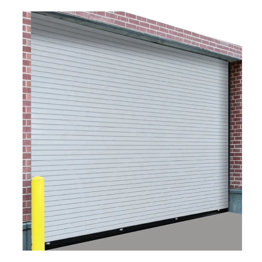 2022 New Electric DIY White Aluminum Roller Shutters Doors House Insulated Lightweight Automatic Rolling up 16X8 Garage Door