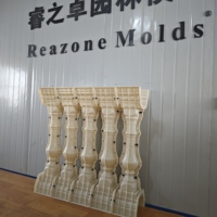 Moldes de Plástico ABS Resistentes y Duraderos Reazone para Balaustres de Hormigón, Proceso de Fundición en Sitio, Modelo RZCL, Moldes Decorativos para Pasamanos de Exterior