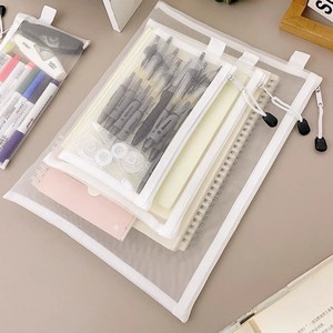 Trong suốt đôi Dây Kéo Túi tài liệu không thấm nước A4 tài liệu và giấy giữ thư mục cho các trường học sử dụng nộp hồ sơ sản phẩm - Product Image 6