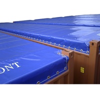 Bâche en tissu PVC enduit imperméable haute résistance 1000D, bâche en vinyle ignifuge pour couverture de camion, tente