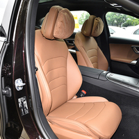 Pour Mercedes Benz W204 W205 W211 W203, accessoires de voiture personnalisés, housses de siège 5 places, cuir Nappa, ensemble complet, entièrement couvertes