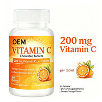 Comprimés de Vitamine C 600mg Extra Forte, 60 unités, Supplément OEM, Poids Net 1,2g pour le Soutien Antioxydant et du Système Immunitaire