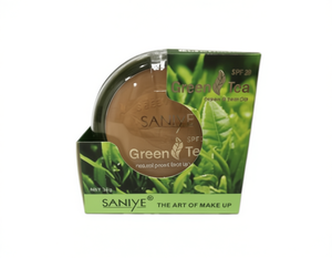 Poudre compacte au thé vert Saniye, fini mat, SPF 20, tous types de peau - Product Image 1