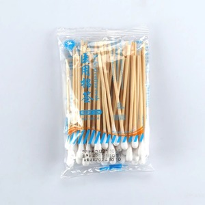 Hisopos de algodón desechables, suministros médicos, hisopos de algodón estériles absorbentes, desinfección de heridas, limpieza de bebés, esterilización - Product Image 1