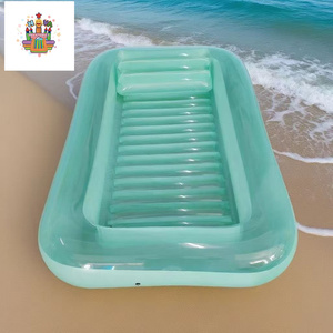 Bán buôn nước hồ bơi bơm hơi nổi giường cho mùa hè Inflatable thuộc da giường với cốc chủ - Product Image 3