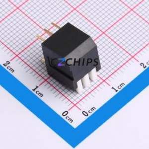 DP-03-K-T DIP Switch Through hole Component (THT) Switch Piano Key Single Pole Single Throw 3 2.54mm - Product Image 2
