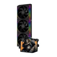 Ventilateur de refroidissement de processeur d'ordinateur LEVITA VISION 360 ARGB avec refroidisseur liquide, roulement fluide, 2000 tr/min, 68,9 CFM