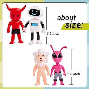 Figuras de Acción de Anime de Personajes del Juego Stumble, Fabricadas en PVC, ABS y Vinilo, Personalizadas por el Fabricante OEM, Colección de Juguetes de Plástico - Product Image 5