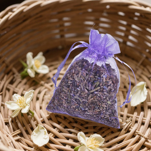 Sobres de lavanda de tela más vendidos con restos fragantes infundidos con patrón de plantas para la decoración diaria del hogar para dormitorios - Product Image 2