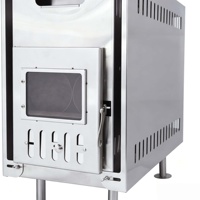 Poêle à bois de grande taille pour sauna extérieur, en acier inoxydable 304, pliable, pour sauna en tente ou en baril dans le jardin