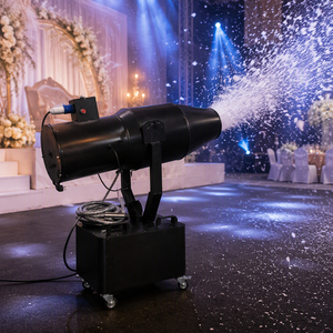 Machine à neige 1500W AC110V/220V, contrôlée à distance et par DMX, en métal, pour événements scéniques, mariages et fêtes - Product Image 3