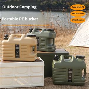 Seau de rangement portable imperméable de grande capacité pour l'extérieur, sans BPA, eau potable durable, 12L pour le camping et la randonnée - Product Image 3
