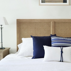 Set king size di design di lusso mobili camera da <span class=keywords><strong>letto</strong></span> in rattan testiere da <span class=keywords><strong>letto</strong></span> in legno massello <span class=keywords><strong>per</strong></span> letti matrimoniali - Product Image 2