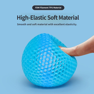 Filament TPU Luminescent 95A 250g 1.75mm Vert Jaune Bleu Violet – Pack d'échantillons Souple et Élastique pour Impression de Jouets - Product Image 4