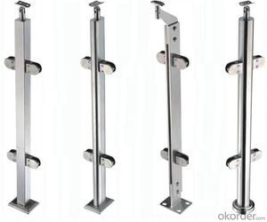 Made <span class=keywords><strong>in</strong></span> China Balcone <span class=keywords><strong>in</strong></span> Acciaio Inox 304/316 <span class=keywords><strong>Balaustra</strong></span> di Vetro - Product Image 3