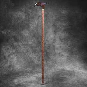 ดีไซน์ที่สะดวกสบายและแข็งแรง รับประกันความปลอดภัยด้วยงานเรซิ่น ไม้เท้าทำจากเรซิ่นและไม้ เหมาะสำหรับการเดินในชีวิตประจำวัน - Product Image 6