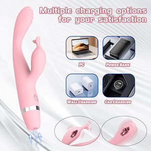 <span class=keywords><strong>Vibrador</strong></span> de Masaje Recargable para Punto G con Doble Vibración para Adultos, Varita AV para Masturbación Femenina, Empaquetado en Caja, Shenzhen, <span class=keywords><strong>Amazon</strong></span> - Product Image 3