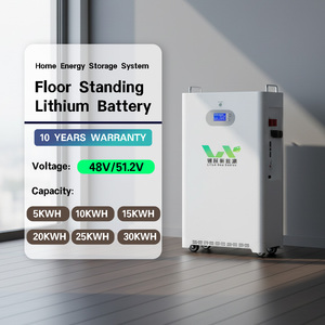 ระบบแบตเตอรี่พลังงานแสงอาทิตย์สำหรับเก็บพลังงานภายในบ้านแบบตั้งพื้น 48V 400Ah 20kWh สามารถวางซ้อนกันได้ - Product Image 4