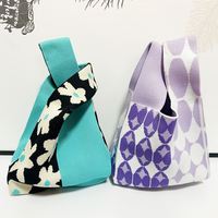 Bolso tejido hecho a mano más vendido 2023 recién llegados bolsos de compras Tote Summer Beach Women Knitted Bag