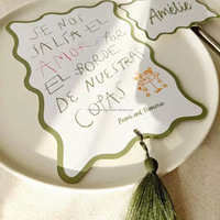 Tarjetas de Felicitación de Boda de Lujo Personalizadas para Hoteles y Restaurantes, Impresas Digitalmente en Relieve sobre Papel de Arte y Cartulina, Hechas en China