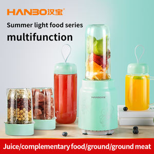 Exprimidor eléctrico mini licuadora portátil mezcladores de frutas exprimidor licuadora 4 en 1 mezclador de molienda de <span class=keywords><strong>rueda</strong></span> mezclador solar molinillo exprimidor - Product Image 5