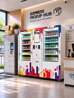 JOYVEND Fabrieksdirect Commerciële Drank- en Snackautomaat met QR-code en creditcardbetaling, CE-gecertificeerd