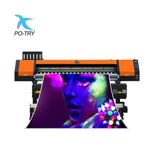 POTRY 4720/I3200 fluorescent CMJN grand format 1.8m 6 pieds 1.9m imprimante numérique à sublimation polyester transfert de chaleur