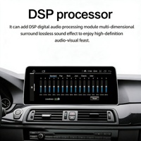 Pemutar Multimedia Layar Sentuh Kapasitif 12,3 inci BMW Seri 5 F10 Android Auto CarPlay Radio FM GPS Terintegrasi Resolusi 1920x720