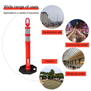 Linh hoạt cảnh báo bài với cao su cơ sở đường bollard phản chiếu delineator bài Road giao thông đánh dấu bài bollard - Product Image 2