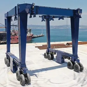 200 Ton Hydraulic Marin Travel Lift Boat Mobile Hoist Boat Crane