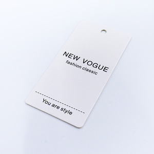 Factory Direct Sale Free Design Customizable Printed Logo &amp; Brand Name Hang <strong>Tag</strong> Garment Paper Hang <strong>Tags</strong> for Clothing - Product Image 6