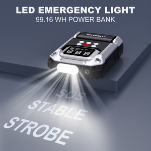 Custom Waterproof OEM Factory Outlet 4500A Car Jump Starter Power Bank with Tire Inflator <strong>Battery</strong> <strong>Booster</strong> - Product Image 4