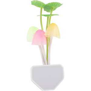 <b>Plug</b> <b>in</b> LED Auto Dusk Dawn Sensor 0.5W Energy Saving ABS Modern Mushroom Night <b>Light</b> for Bedroom - Product Image 1