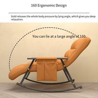 Fauteuil à Bascule de Qualité Supérieure pour Adultes, Chaise Longue Moderne