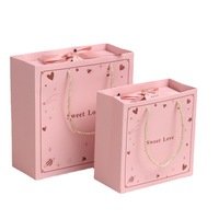Kunden spezifisch bedruckte rosa Luxus faltbare magnetische Kleidung Aufbewahrung sbox Verpackung Versand kappe Schuh Geschenk box für Kleidung Schuh mit Tasche