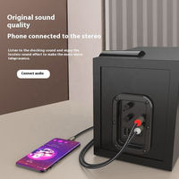 Câble adaptateur audio HiFi stéréo Type-C vers 2RCA plaqué or, double blindage, pour téléphone, voiture, home cinéma, amplificateur, haut-parleur