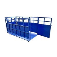 Balance de pesage pour animaux personnalisable 1 tonne 2 tonne 3 tonnes plate-forme de pesage pour bovins balance pour porcs