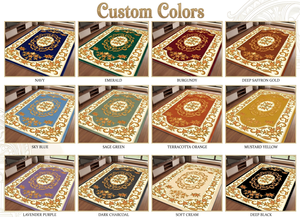 Tappeto Americano con Stampa Digitale 3D 200X300CM, Tappeto Vintage Boho di Grandi Dimensioni, Stile Europeo Persiano per Soggiorno - Product Image 4
