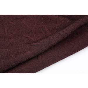 Abito Asimmetrico con Motivi Floreali in Rilievo - Product Image 1