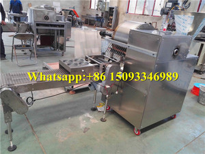 Ligne de production de croûtes de gâteau de mélauleuca entièrement automatique avec convoyeur/machine de formage de croûtes de sushi, de rouleaux d'œufs et de chauffage <span class=keywords><strong>en</strong></span> vente chaude - Product Image 3